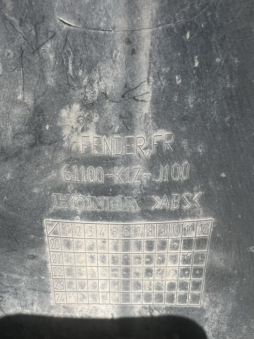 Honda pcx 125 błotnik przód 21+