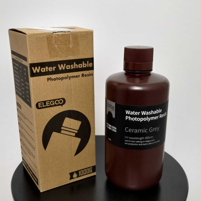 Żywica 3D UV ELEGOO Water-washable Resin Ceramic Grey 1KG