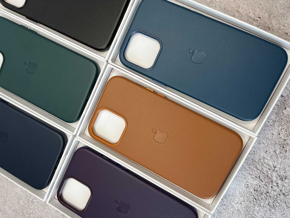 Чохол Leather Case MagSafe + Animation iPhone 12 12 Pro Max чехол