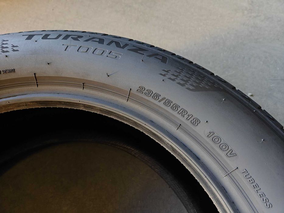 R18 235/55 100V шини літні Bridgestone Turanza кінець 24р Італія