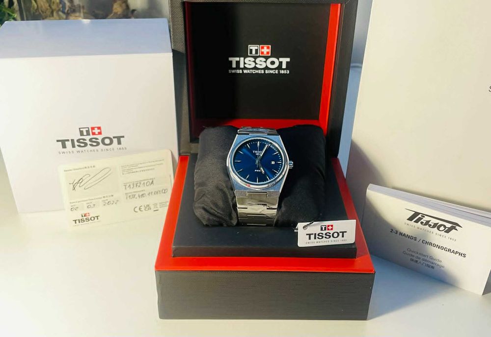 Nowy zegarek męski Tissot PRX Quartz 40mm Pełny zestaw,