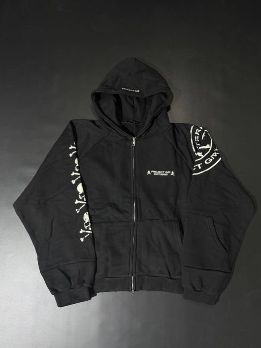 Зип Худи Project G/R x Mastermind Deconstructed Zip Hoodie