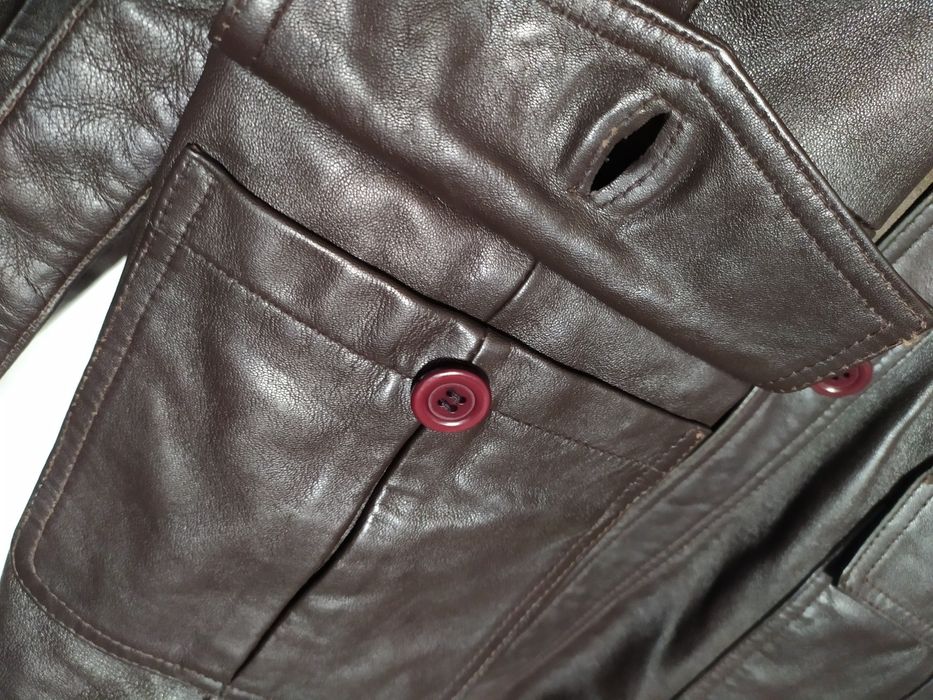 Casaco de pele genuína Zara Collection