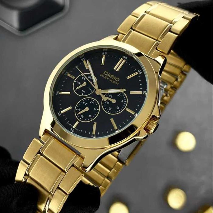 Годинник Casio MTP-V300 Чоловічий наручний годинник Casio, Оригінал, Гарантія 24 міс.