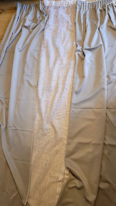 Zasłony i firanka do salonu zestaw na okno balkonowe