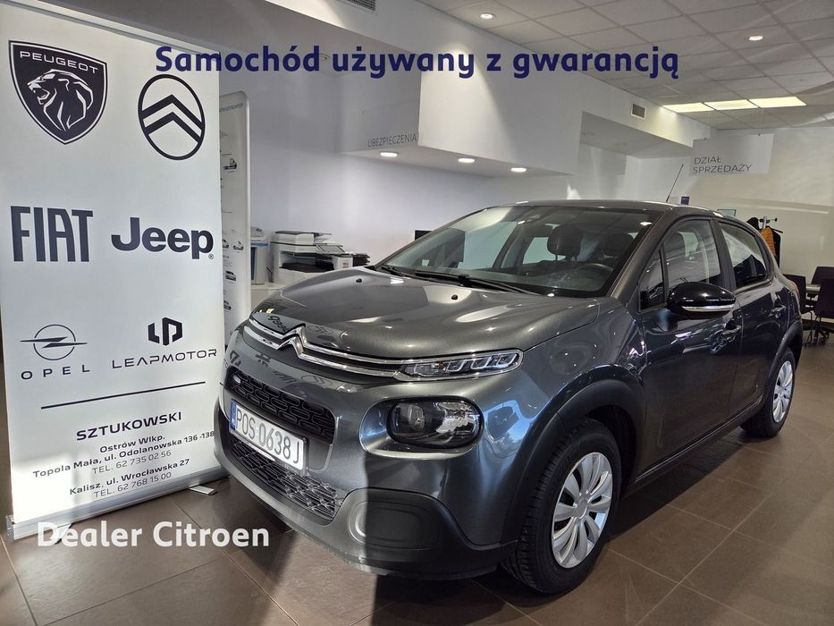 Citroën C3 1.2 PureTech 82KM Feel Dealer Gwarancja