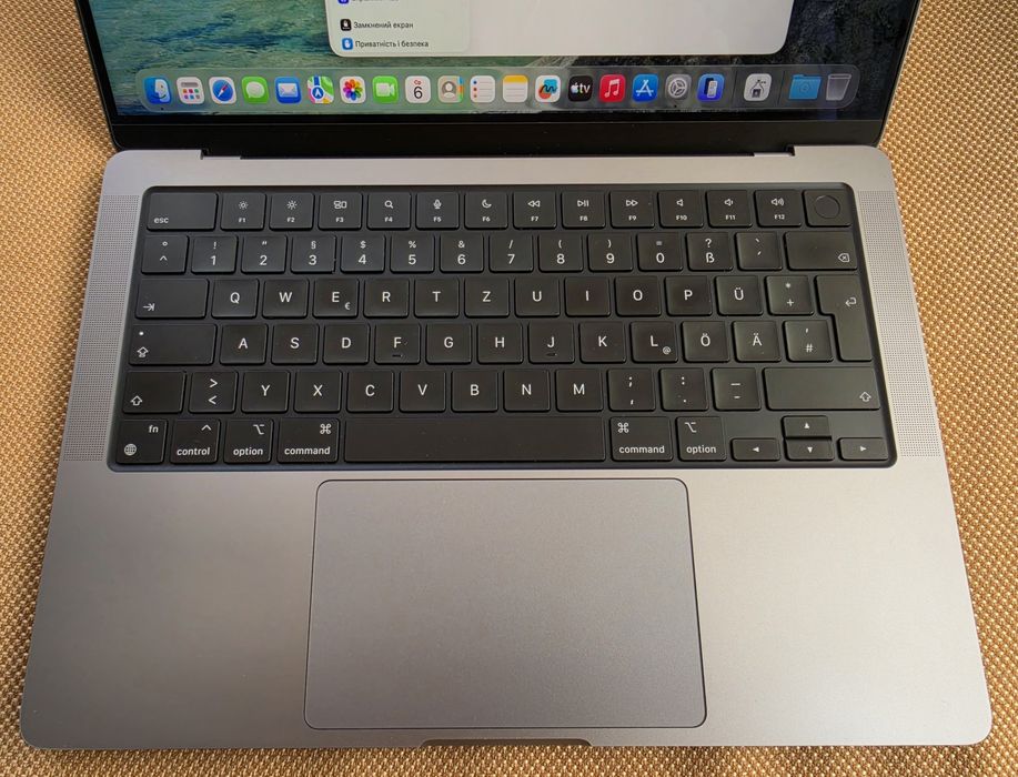 Ноутбук Apple Macbook Pro A2442, M1 Pro, 16/500gb