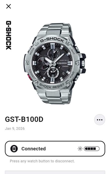 Zegarek Casio G-Shock GST-B100 - opis!