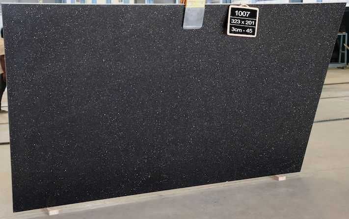 Blaty kuchenne i łazienkowe czarny granit GALAXY BLACK gr.3cm