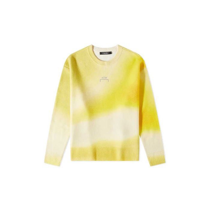 Светр A-Cold-Wall SS24 Gradient Knit Volt Yellow