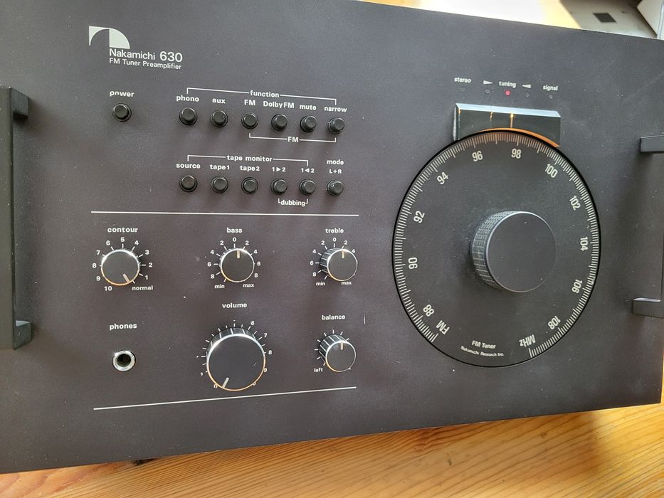 Przedwzmacniacz z Tunerem Nakamichi 630 Super Stan Wawa-Lublin