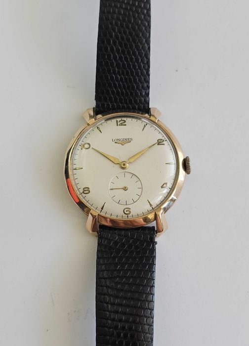 Longines Jumbo 37,5 mm b/k złoty pr. 18k 750