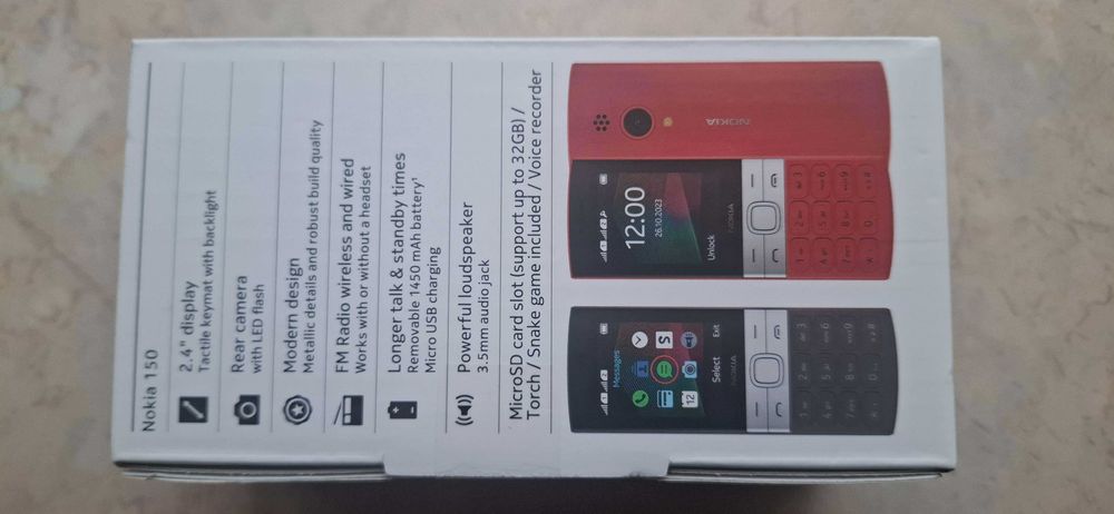 Nokia 150 (2023) Dual SIM / RADIO / MP3 / Aparat / Telefon kom.