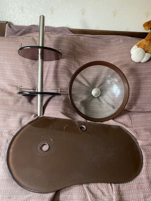 Скляна раковина з стільницею