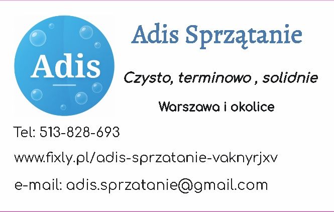 Adis.Sprzątanie.