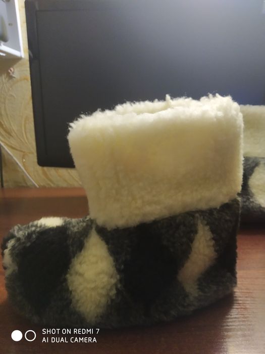 Меховые чуни из овчины