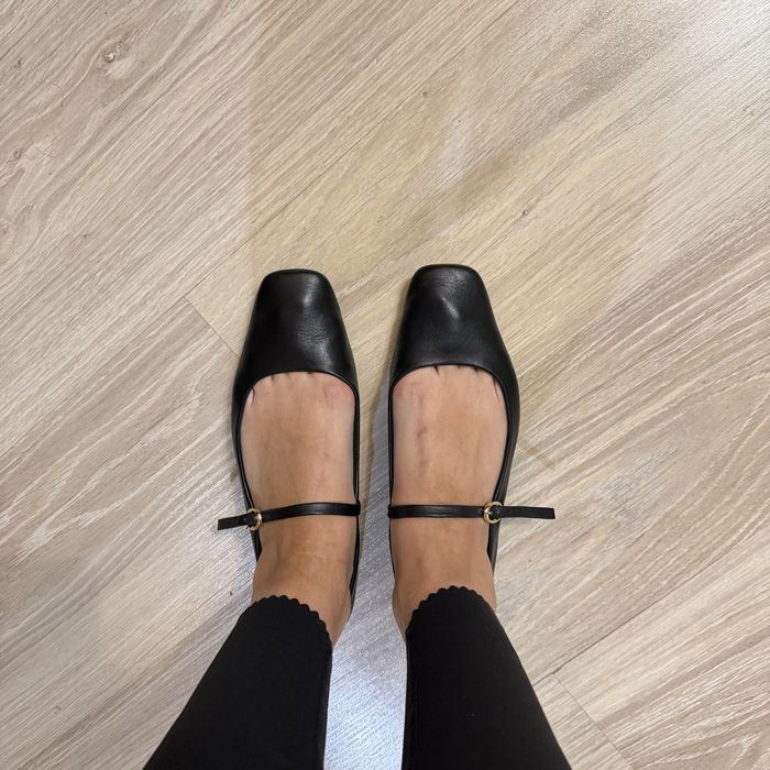 Балетки zara натуральна кожа