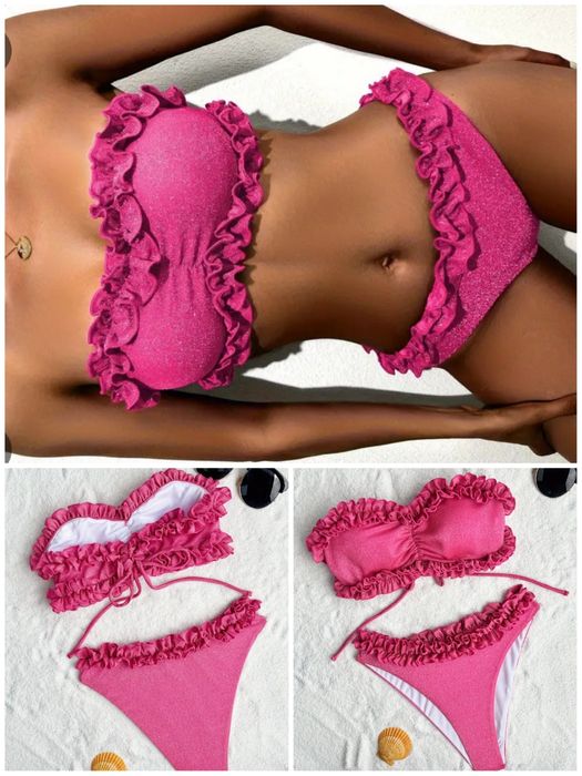 Nowe różowe bikini. Rozm.S.