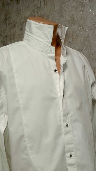 Біла фрачна сорочка Hugo Boss, 52-54 котон, L/XL ворот 46
