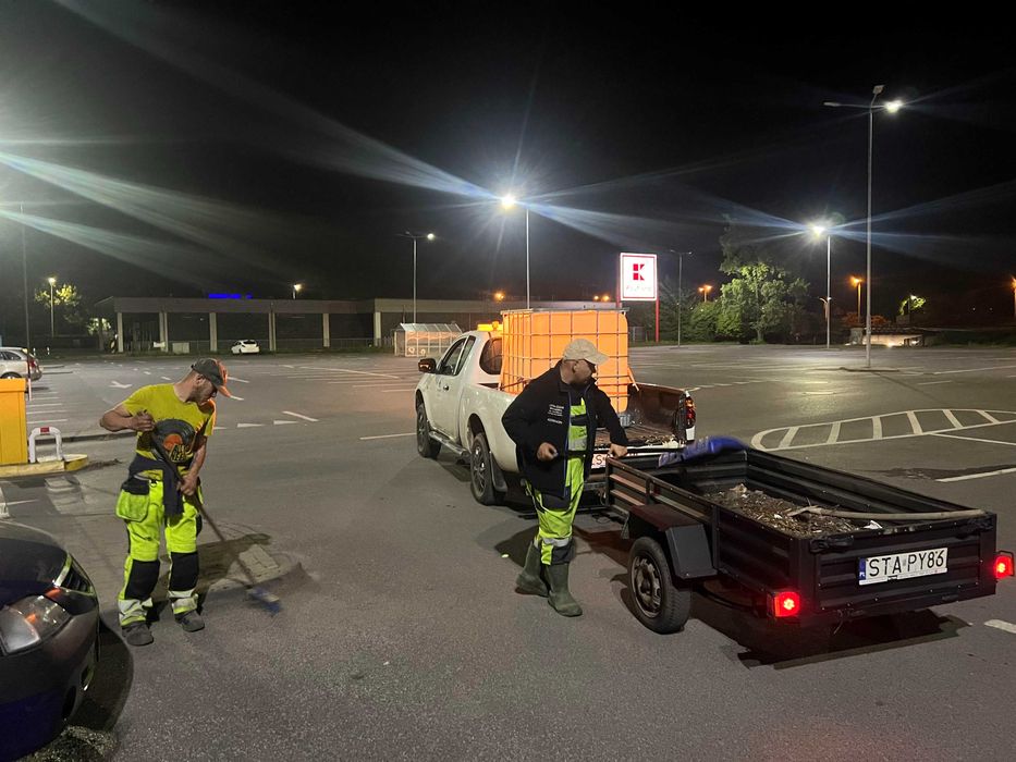 AKCJA ZIMA 2025/2026! ODŚNIEŻANIE Zamiatanie !! Dachy  PARKINGI Drogi