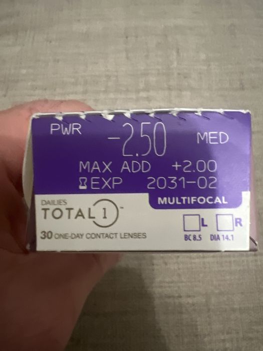 Лінзи контактні TOTAL  Dailies Multifocal