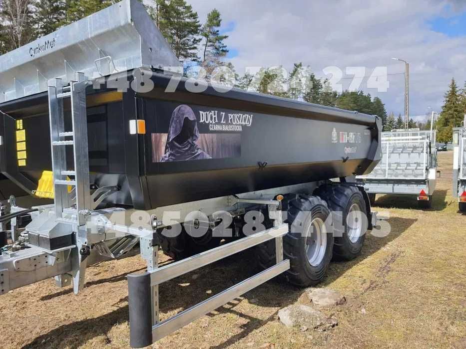 Przyczepa budowlana skorupowa pronar meta-tech Cynkomet T617/6