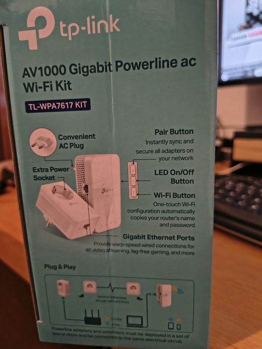 Poweline wifi Av 1000