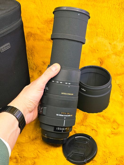 !ОБ'ЄКТИВ-ПУШКА! Sigma 150-500mm f/5,0-6,3 DG OS APO HSM для Canon EF