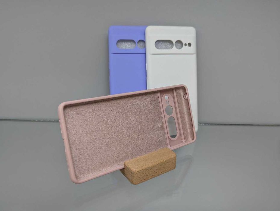 Google Pixel 7 Pro Противоударный чехол микрофибра Премиум софт тач