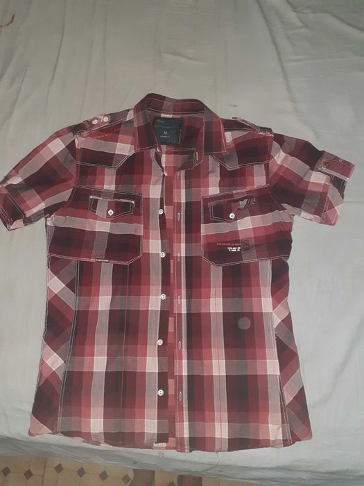 Рубашка мужская с коротким рукавом, р-44 - 46. фирма next.