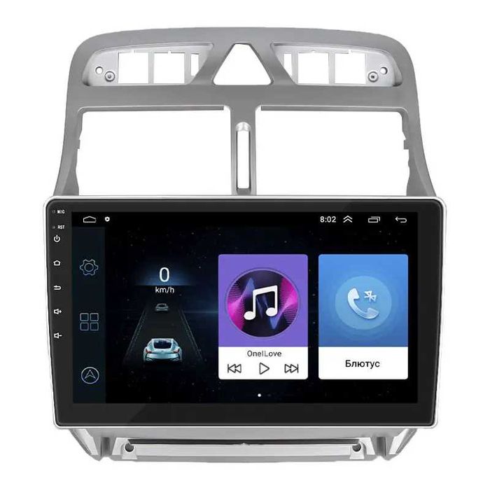 Штатная магнитола 10" Peugeot Пежо 308, 307, 408, 206, 107 Android