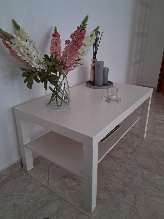 Mesa LACK IKEA Branca 90x55