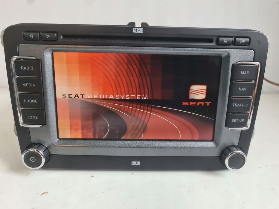 Radio Rns510 5p0035680a seat leon 2 altea toledo iii nawigacja