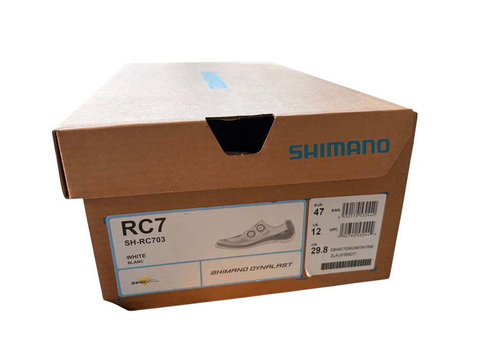 Buty szosowe SHIMANO RC7 SH-RC703 BOA r. 47 białe FV / 053-089