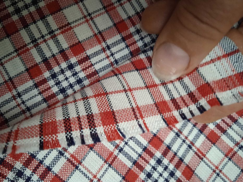 Тканина для костюма, сукні, сарафана штапель клітка