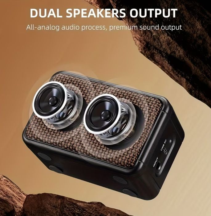 Мини  комбоусилитель "Aroma AG-04". Аккумулятор, Gain, Bluetooth