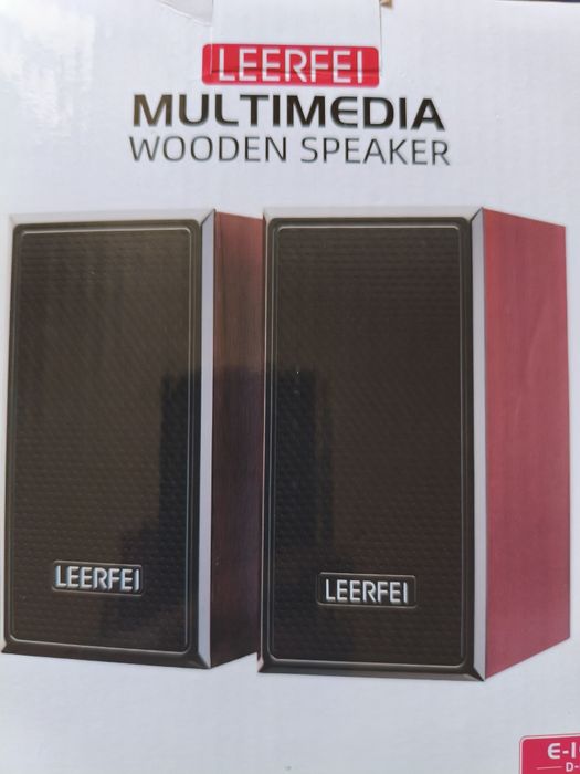 Drewniane głośniki multimedialne