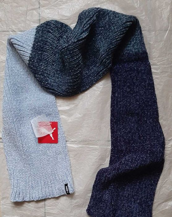 Шарф Puma Chenille Scarf мягкий теплый из шенилла (синели) оригинал
