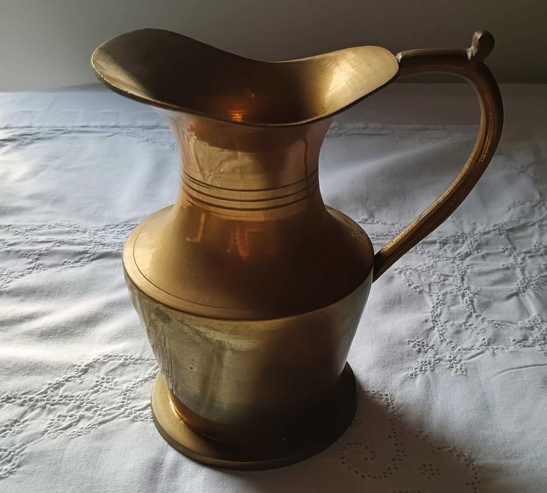 Mosiężny dzbanek/wazon ok. 14 cm