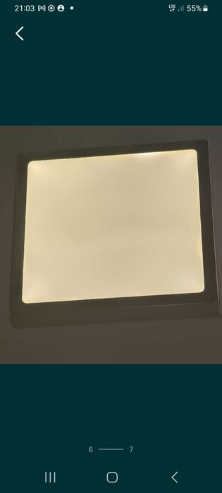 Lampa led mocna 4000k 30x30cm