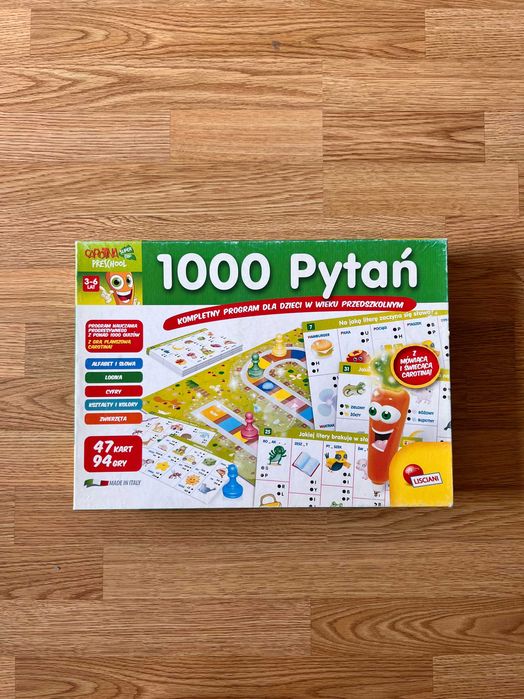 Gra 1000 pytań Carotina Lisciani przedszkole szkoła