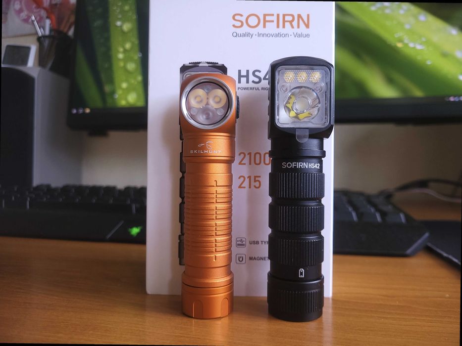 EDC Wurkkos FC11C TS26S H25LR Налобний універсал +RedLight HS42 Skilhunt H200 HiCRI Fireflies L50 TIR (+АКБ)