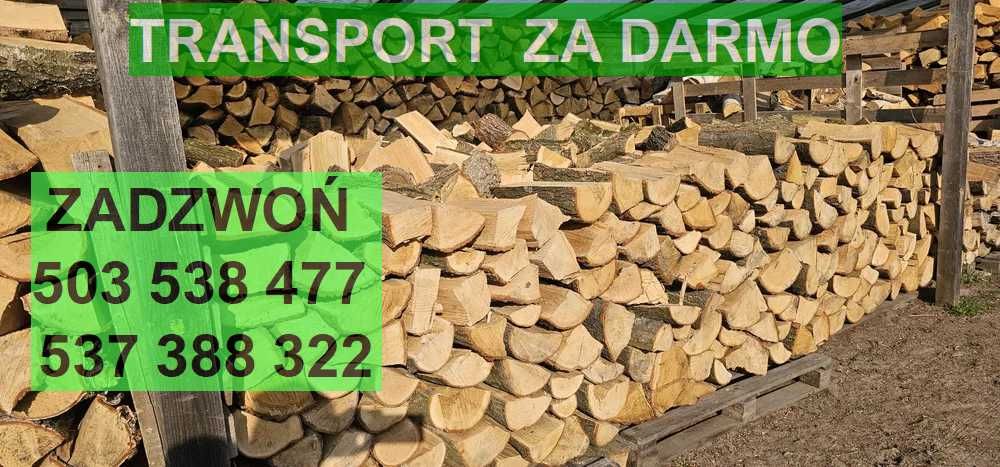 Drewno opałowe, drewno do kominka i do pieca - dostawa za darmo !