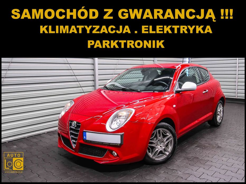 Alfa Romeo Mito Klimatyzacja + Elektryka + Parktronik + ZAREJESTROWANY !!!