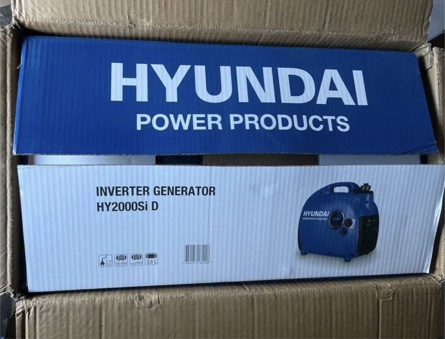 Генератор Hyundai hy2000 si хюндай інверторний тихий 2кВт инверторный