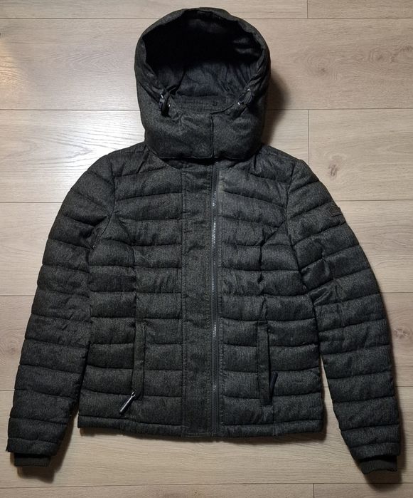 Kurtka damska Superdry Fuji Jacket, pikowana, ocieplana, logo, premium