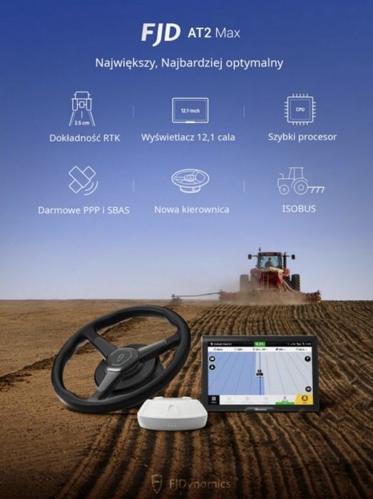 Nawigacja rolnicza FJDYNAMICS AT2 MAX Isobus
