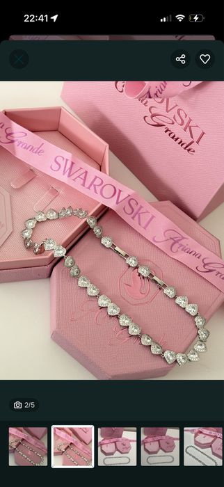 Swarovski naszyjnik ariana grande