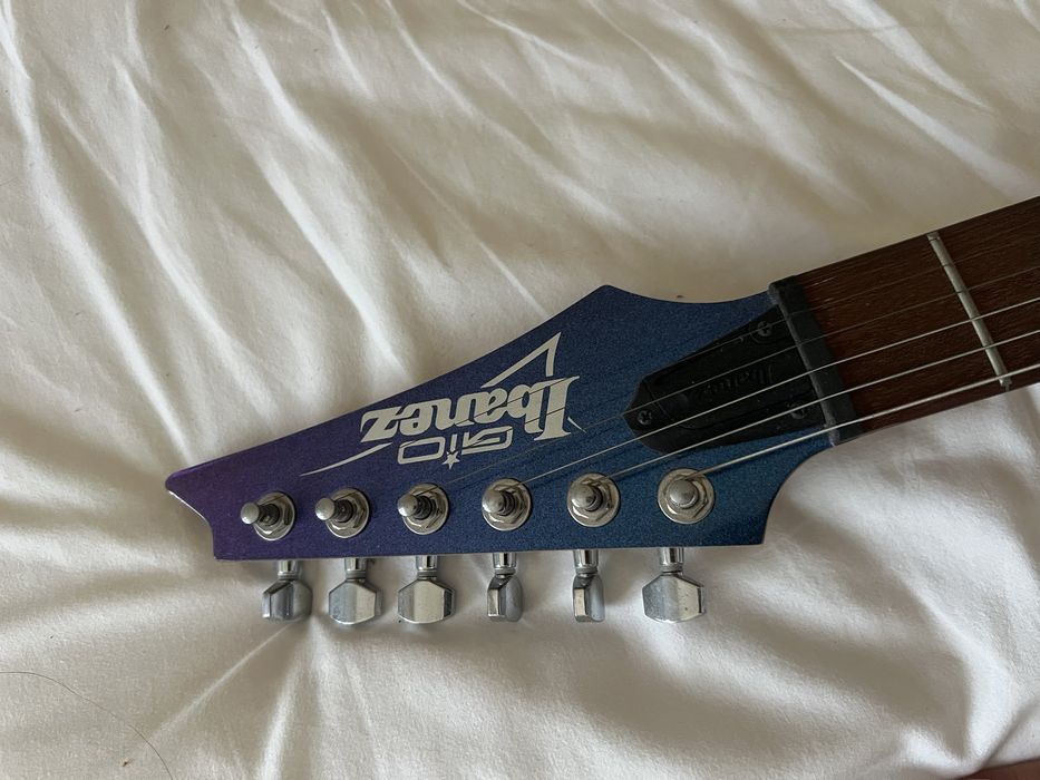 Ibanez gio blue metal chameleon