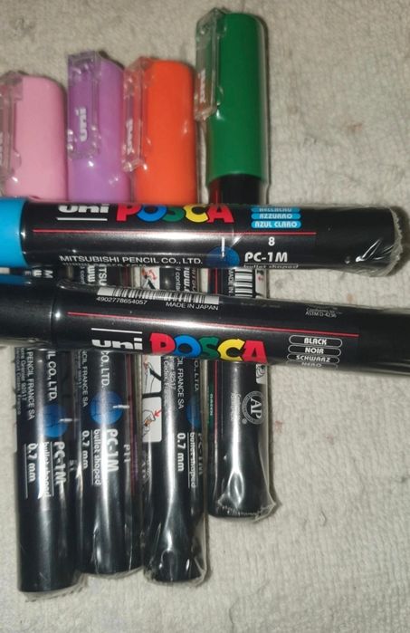 Uni Posca 6 canetas bullet shaped PC-1M